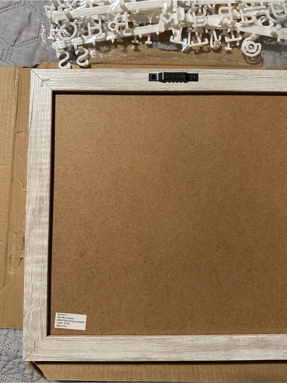 Letterboard Set with White Letters - Picture 3 of 4